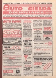 Auto Giełda Dolnośląska : pismo dla kupujących i sprzedających samochody, R. 3, 1994, nr 5 (94) [5.02]