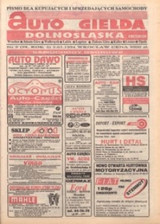 Auto Giełda Dolnośląska : pismo dla kupujących i sprzedających samochody, R. 3, 1994, nr 9 (98) [5.03]