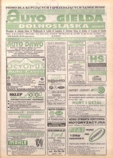 Auto Giełda Dolnośląska : pismo dla kupujących i sprzedających samochody, R. 3, 1994, nr 12 (101) [26.03]