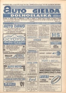 Auto Giełda Dolnośląska : pismo dla kupujących i sprzedających samochody, R. 3, 1994, nr 14 (103) [9.04]