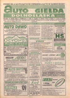 Auto Giełda Dolnośląska : pismo dla kupujących i sprzedających samochody, R. 3, 1994, nr 16 (105) [23.04]