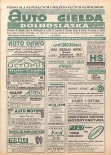 Auto Giełda Dolnośląska : pismo dla kupujących i sprzedających samochody, R. 3, 1994, nr 20 (109) [20.05]