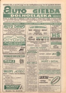 Auto Giełda Dolnośląska : pismo dla kupujących i sprzedających samochody, R. 3, 1994, nr 24 (113) [17.06]
