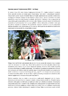 Lipcowy spacer krajoznawczy 2014 &ndash; na Gapy [Dokument elektroniczny]