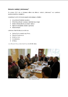 Zebranie redakcji „Karkonoszy” [Dokument elektroniczny]