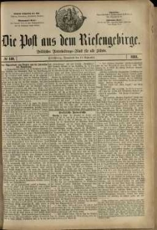 Die Post aus dem Riesengebirge, 1881, nr 140