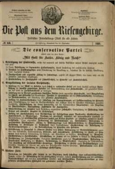 Die Post aus dem Riesengebirge, 1881, nr 148