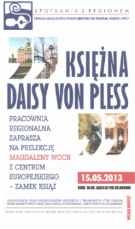 Księżna Daisy von Pless [Dokument życia społecznego]