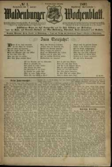 Waldenburger Wochenblatt, Jg. 43, 1897, nr 1