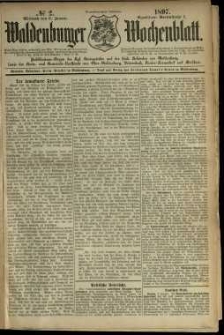 Waldenburger Wochenblatt, Jg. 43, 1897, nr 2