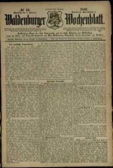 Waldenburger Wochenblatt, Jg. 43, 1897, nr 10