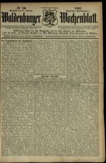 Waldenburger Wochenblatt, Jg. 43, 1897, nr 16