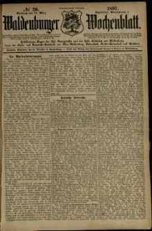 Waldenburger Wochenblatt, Jg. 43, 1897, nr 20