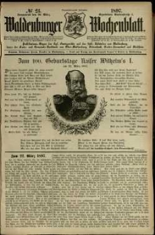 Waldenburger Wochenblatt, Jg. 43, 1897, nr 23