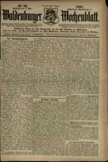 Waldenburger Wochenblatt, Jg. 43, 1897, nr 36