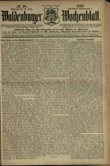 Waldenburger Wochenblatt, Jg. 43, 1897, nr 48