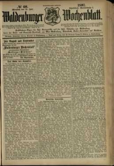 Waldenburger Wochenblatt, Jg. 43, 1897, nr 60