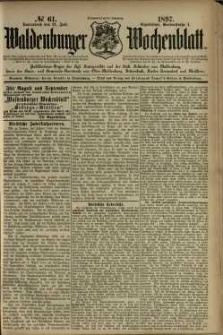 Waldenburger Wochenblatt, Jg. 43, 1897, nr 61