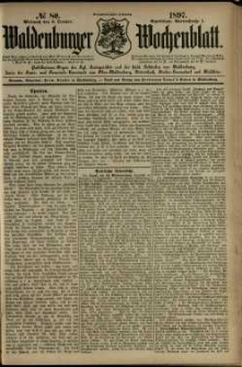 Waldenburger Wochenblatt, Jg. 43, 1897, nr 80