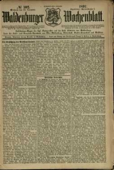 Waldenburger Wochenblatt, Jg. 43, 1897, nr 102