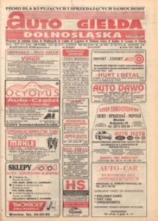 Auto Giełda Dolnośląska : pismo dla kupujących i sprzedających samochody, R. 3, 1994, nr 27 (116) [8.07]