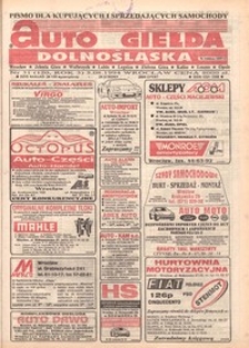 Auto Giełda Dolnośląska : pismo dla kupujących i sprzedających samochody, R. 3, 1994, nr 31 (120) [5.08]