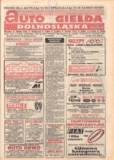 Auto Giełda Dolnośląska : pismo dla kupujących i sprzedających samochody, R. 3, 1994, nr 35 (124) [2.09]