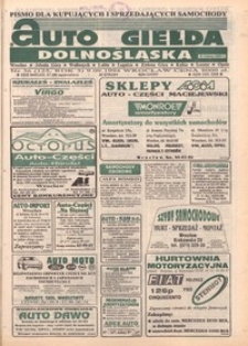 Auto Giełda Dolnośląska : pismo dla kupujących i sprzedających samochody, R. 3, 1994, nr 36 (125) [9.09]