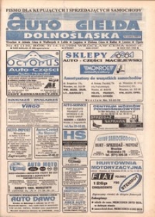Auto Giełda Dolnośląska : pismo dla kupujących i sprzedających samochody, R. 3, 1994, nr 41 (130) [14.10]