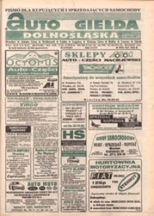 Auto Giełda Dolnośląska : pismo dla kupujących i sprzedających samochody, R. 3, 1994, nr 43 (132) [28.10]