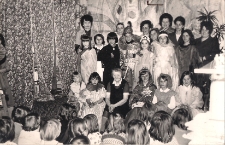 "O wiośnie i rycerzu ze złotym promieniem" w wykonaniu czytelników Oddziału Dziecięcego MBP w Jaworze lata 1960, zdjęcie 1