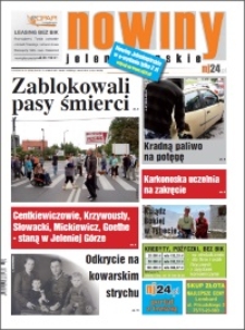 Nowiny Jeleniogórskie : tygodnik społeczny, R.52!, 2011, nr 37 (2725) [Dokument elektroniczny]