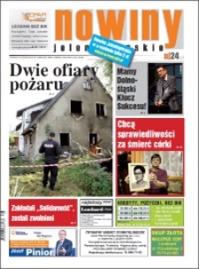 Nowiny Jeleniog&oacute;rskie : tygodnik społeczny, R.52!, 2011, nr 38 (2726) [Dokument elektroniczny]