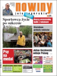 Nowiny Jeleniog&oacute;rskie : tygodnik społeczny, R.53!, 2012, nr 20 (2760) [Dokument elektroniczny]