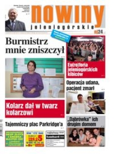 Nowiny Jeleniogórskie : tygodnik społeczny, R.53!, 2012, nr 24 (2764) [Dokument elektroniczny]