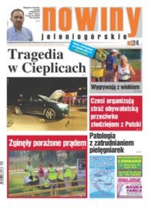 Nowiny Jeleniog&oacute;rskie : tygodnik społeczny, R.53!, 2012, nr 35 (2775) [Dokument elektroniczny]