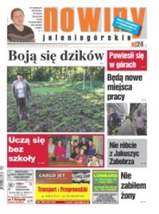 Nowiny Jeleniog&oacute;rskie : tygodnik społeczny, R.53!, 2012, nr 40 (2780) [Dokument elektroniczny]