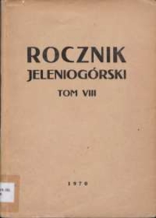 Rocznik Jeleniogórski, T. 8 (1970)
