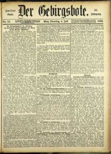 Der Gebirgsbote, 1899, nr 53 [4.07]