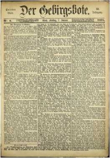 Der Gebirgsbote, 1898, nr 2 [7.01]