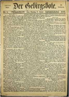 Der Gebirgsbote, 1898, nr 3 [11.01]