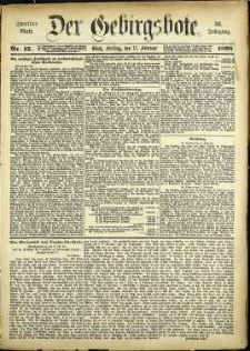 Der Gebirgsbote, 1898, nr 12 [11.02]