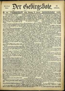 Der Gebirgsbote, 1898, nr 15 [22.02]