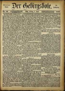 Der Gebirgsbote, 1898, nr 26 [1.04]