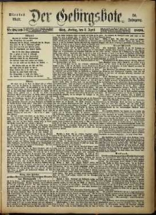 Der Gebirgsbote, 1898, nr 28/29 [8.04]