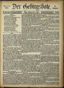 Der Gebirgsbote, 1898, nr 28/29 [8.04]