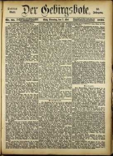 Der Gebirgsbote, 1898, nr 35 [3.05]