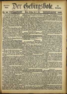 Der Gebirgsbote, 1898, nr 36 [6.05]