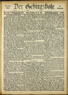 Der Gebirgsbote, 1898, nr 37 [10.05]