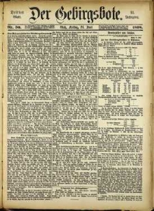 Der Gebirgsbote, 1898, nr 50 [24.06]